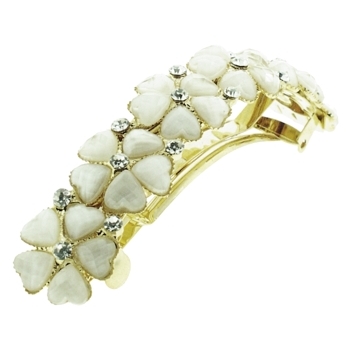 Medusa's Heirlooms - Moonstone Flower Automatics - White & Gold (1)