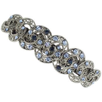 Karen Marie - Marcasite Inspired Barrette - Deep Blue