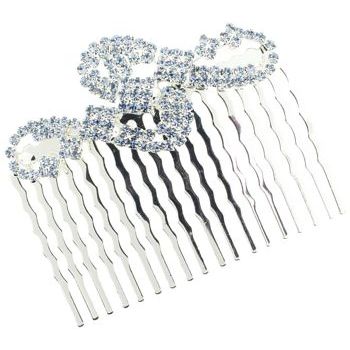 Karen Marie - Crystal Lyric Comb - Sky Blue (1)