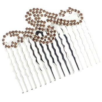 Karen Marie - Crystal Lyric Comb - Topaz (1)