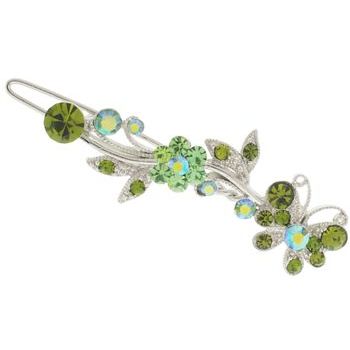 Karen Marie - Crystal Vine w/Butterfly Barrette - Peridot (1)