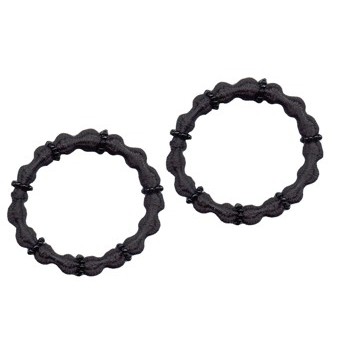 Smoothies - Beaded Rings MF Pony - Black