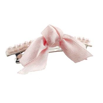 Smoothies - Bow Pearls Clips - Pink