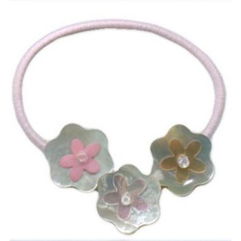 Smoothies - Flower Shells Elastics - Pink