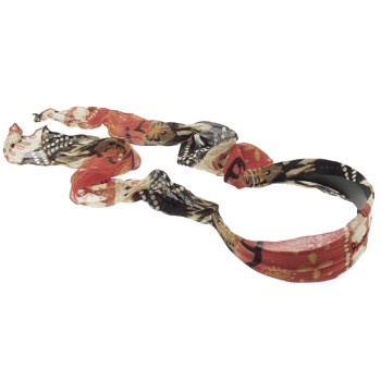 SOHO BEAT - Travelling Gypsy - Boho Scarf Headband - Orange Marmalade