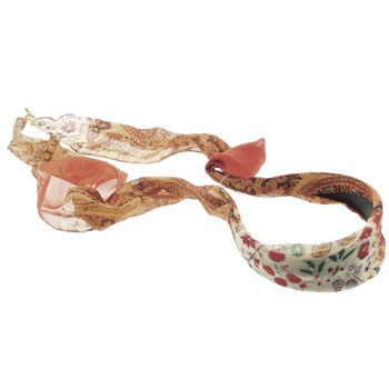 SOHO BEAT - Travelling Gypsy - Boho Scarf Headband - Orange Poppy