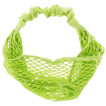 SOHO BEAT - Mysterious Mermaid - Oval Mesh Bandeau Stretch Headband - Green Seaweed