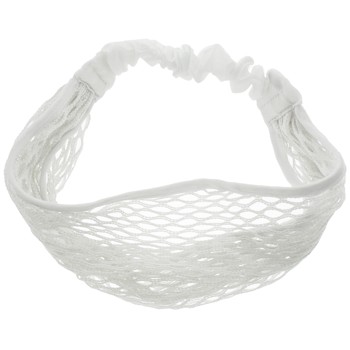 SOHO BEAT - Mysterious Mermaid - Oval Mesh Bandeau Stretch Headband - Sparkling White Mist