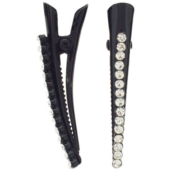 SOHO BEAT - DiscoDiva - Groovy Crystal Mini Condor Clips - Dazzling White Diamond