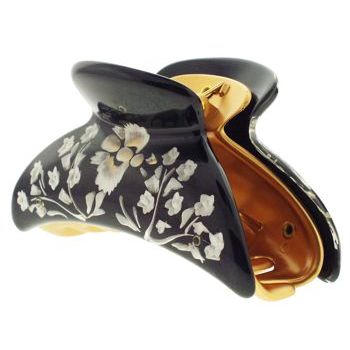 SOHO BEAT - French Fashionista - Victorian Flower Claw - Black