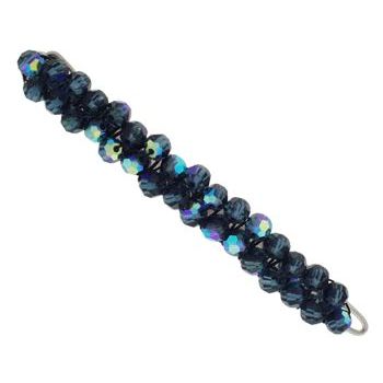 Renee Rivera - Straight Crystal Barrette - Blue (1)