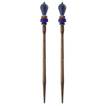 Mei Fa - Hairstyx - Seabury - Long Brown Hairsticks - (Set of 2)