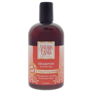 AROMALAND - Shampoo for All Hair Types  - Ylang Ylang & Ginger 12 oz (350ml)