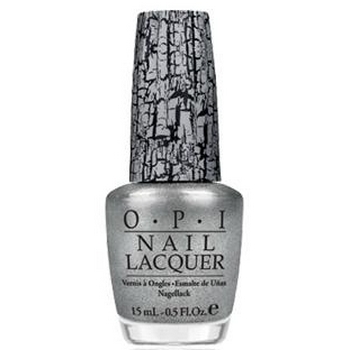 O.P.I. - Nail Lacquer - Silver Shatter - Shatter Collection .5 fl oz (15ml)