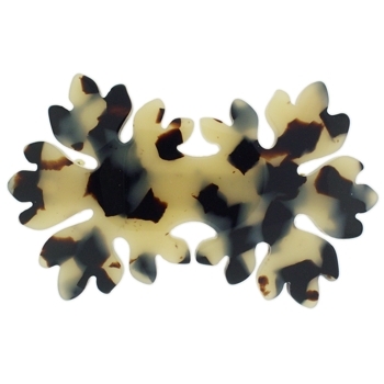 Laurent Olivier - Small Double Leaf Barrette - Ivory Tokyo (1)