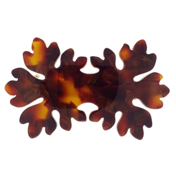 Laurent Olivier - Small Double Leaf Barrette - Leige (1)