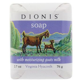 Dionis - Soap w/Moisturizing Goats Milk - Virginia Hyacinth 2.7 oz