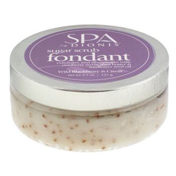 Spa Dionis - Sugar Scrub Fondant - Wild Blackberry & Citrus 4.5 oz