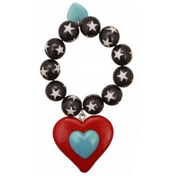 Tarina Tarantino - Kaleidoscope Hearts - Crazy Love - Star and Heart Stretch Bracelet - Tutti Frutti