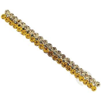 Karen Marie - Two Tone Crystal Long & Skinny - Gold Topaz (1)