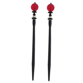 Mei Fa - Hairstyx - Suggest Flat - Long Hairsticks - (Set of 2)