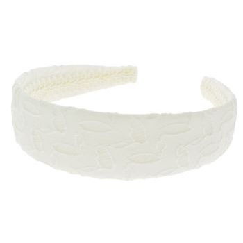 Susan Daniels - Headband - White Eyelet (1)