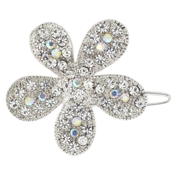 Karen Marie - Bridal Collection - Modern Flower Mini Migali Clip - White (1)