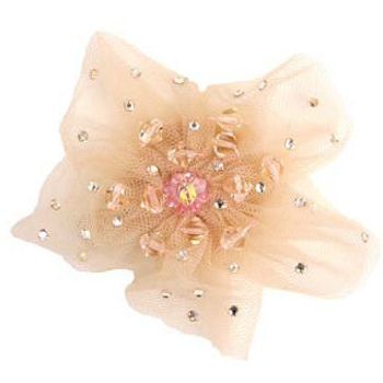 Tarina Tarantino - Tulle Flower Anywhere Clip - Nude