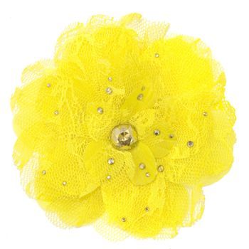 Tarina Tarantino - Lace Flower Anywhere Clip - Yellow