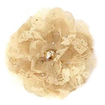 Tarina Tarantino - Lace Flower Anywhere Clip - Nude