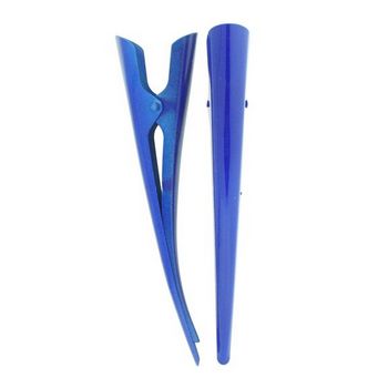 HB HairJewels - Solid Blue Banana Clips - Set of 2 Clips