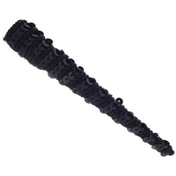 Karen Marie - Sequin Covered Condor Clip - Black (1)