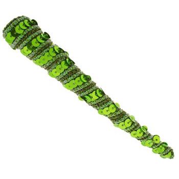 Karen Marie - Sequin Covered Condor Clip - Lime Green (1)