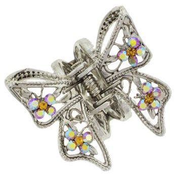 Karen Marie - Small Fancy Bow Claw - Golden Topaz (1)