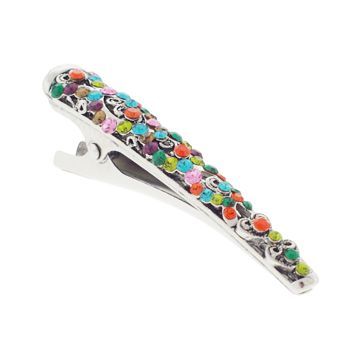 Karen Marie - Mini Filigree Crystal Clip - Rainbow (1)