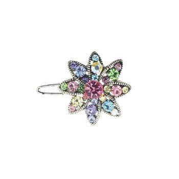 Karen Marie - Small Sunflower Barrette - Rainbow