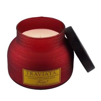 Aspen Bay Candles - Tuscan Red w/ Gold Accents Jar - Festi