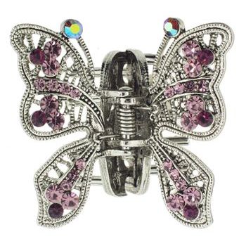 Karen Marie - Small Filigree Butterfly Jaw - Amethyst (1)