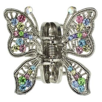 Karen Marie - Small Filigree Butterfly Jaw - Rainbow (1)