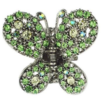 Karen Marie - Crystal Butterfly Claw - Peridot (1)