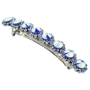 Karen Marie - Austrian Crystal Barrette - Blue (1)