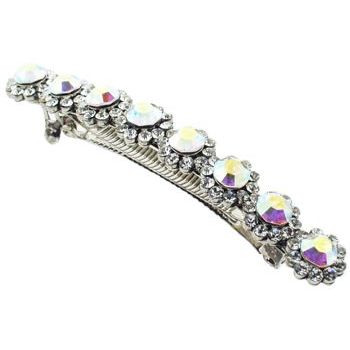 Karen Marie - Austrian Crystal Barrette - White (1)