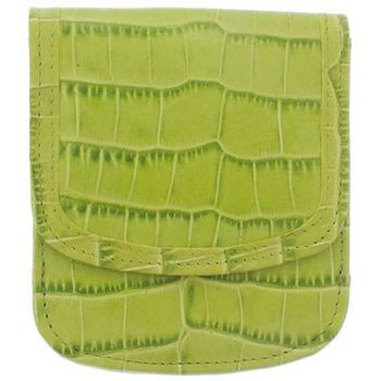 Taxi Wallets  - Alligator Print - Turtle Green