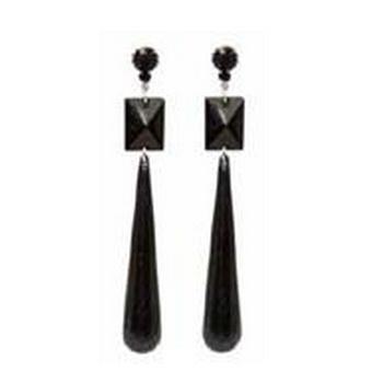 Tarina Tarantino - Gotham City - Swarovski Crystal Teardrop Drop Earrings