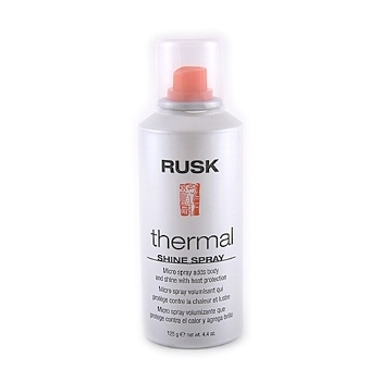 Rusk - Thermal Shine Spray - Adds Body & Shine with Heat Protection 4.4 oz