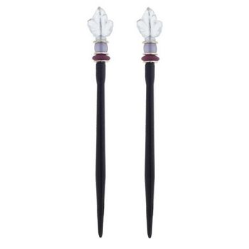 Mei Fa - Hairstyx - Thistle - Short Hairsticks - (Set of 2)