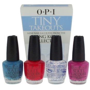 O.P.I. - Hong Kong Collection - Tiny Takeouts - Minis Sampler Pack (set of 4)