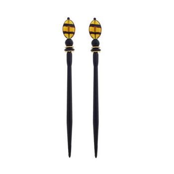Mei Fa - Hairstyx - Turtle - Short Hairsticks - (Set of 2)