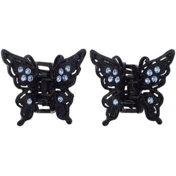Karen Marie - Accent Butterfly Claw - Blue (Set of 2)