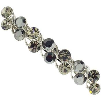 Karen Marie - Double Large Gem Barrette - Smoke (1)
